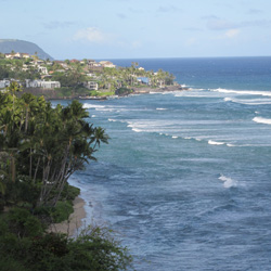 ハワイの景色